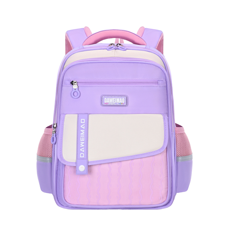 1–6. osztályos diákoknak iskolatáska, uniszex – poliészter, lélegző, könnyű, kopásálló, gerincvédő, vízálló, vállpánt légpárnás