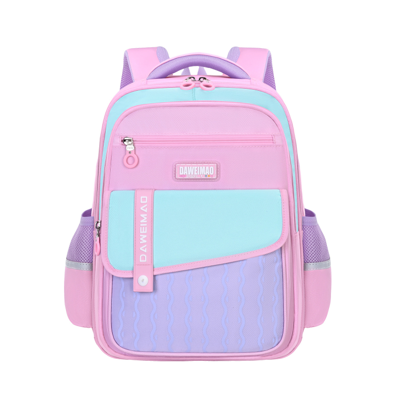 1–6. osztályos diákoknak iskolatáska, uniszex – poliészter, lélegző, könnyű, kopásálló, gerincvédő, vízálló, vállpánt légpárnás