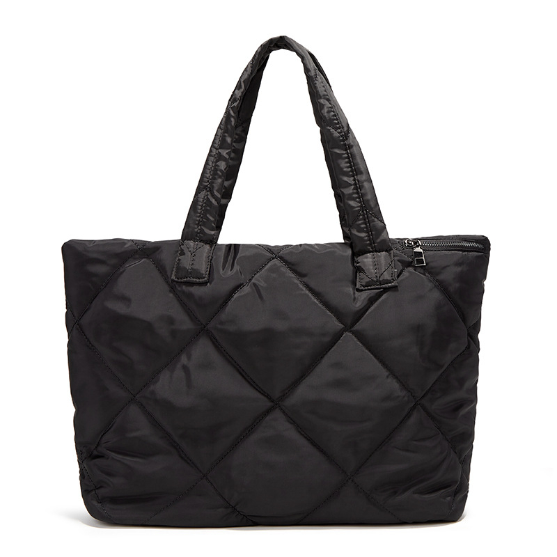 Tote táska – Utcai trend, Oxford anyag, Tote Bag stílus, poliészter bélés, cipzáros zárás