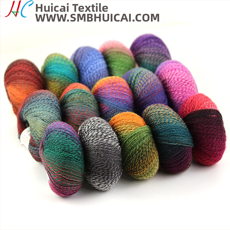 Rainbow Magic Ball μαλλί νήμα, 50 γρ, 2 κλώνοι, αναμειγμένο γύρισμα, σύνθεση: μαλλί-νάιλον