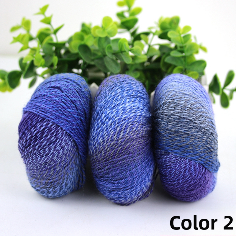 Rainbow Magic Ball vilnos siūlai, 50 g, 2 siūlai, mišri verpalų gamyba, sudėtis: vilna-nylon