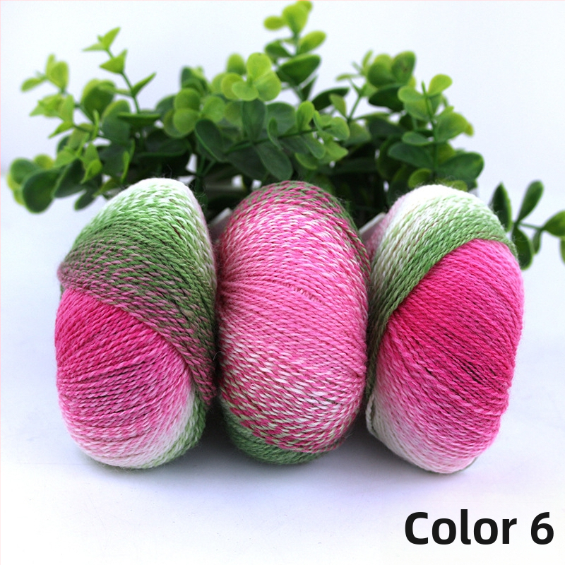 Rainbow Magic Ball vilnos siūlai, 50 g, 2 siūlai, mišri verpalų gamyba, sudėtis: vilna-nylon