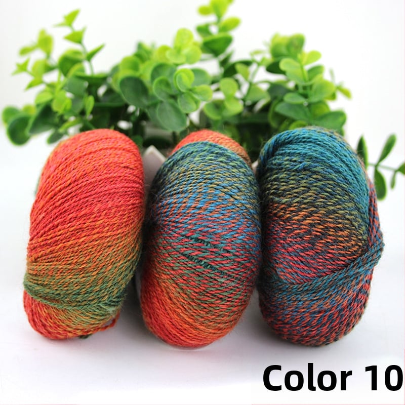 Rainbow Magic Ball vilnos siūlai, 50 g, 2 siūlai, mišri verpalų gamyba, sudėtis: vilna-nylon