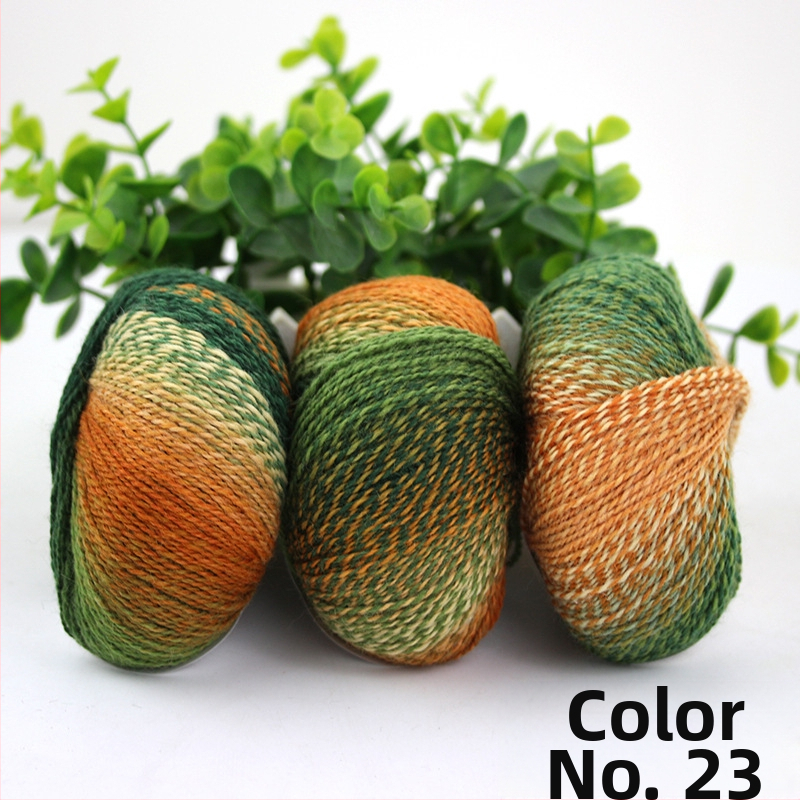 Rainbow Magic Ball vilnos siūlai, 50 g, 2 siūlai, mišri verpalų gamyba, sudėtis: vilna-nylon