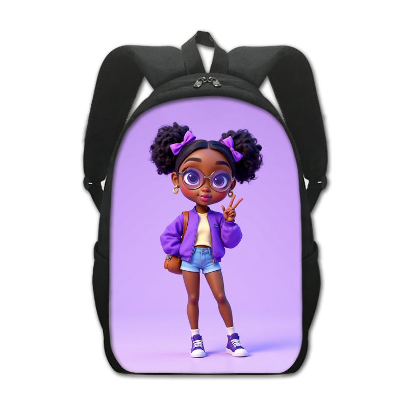 Σχολική τσάντα σε στυλ καρτούν, πολυεστερική, διαπνέουσα και ανθεκτική, με ιμάντες αέρα