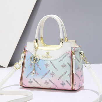 Yin Ximan PU női tote táska, belső poliészter bélés, vízszintes négyzet alak, cipzáras zárás, belső zsebek ( cipzár és telefonos zseb) — Nyár 2025