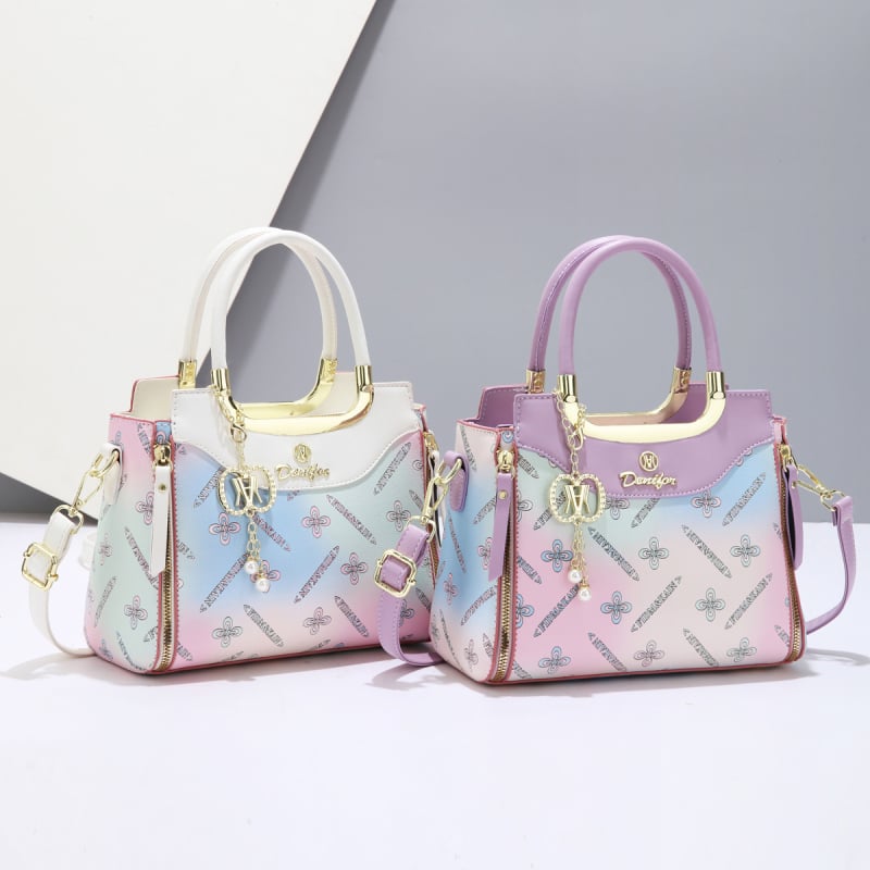 Yin Ximan PU női tote táska, belső poliészter bélés, vízszintes négyzet alak, cipzáras zárás, belső zsebek ( cipzár és telefonos zseb) — Nyár 2025