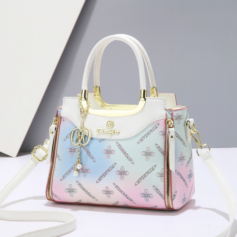 Yin Ximan PU női tote táska, belső poliészter bélés, vízszintes négyzet alak, cipzáras zárás, belső zsebek ( cipzár és telefonos zseb) — Nyár 2025