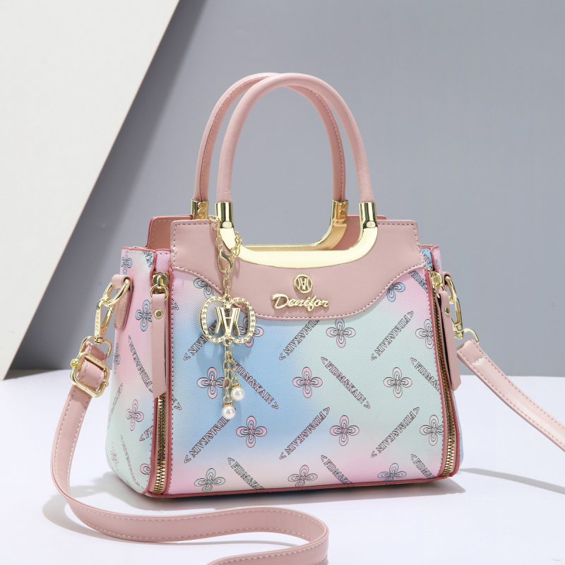 Yin Ximan PU női tote táska, belső poliészter bélés, vízszintes négyzet alak, cipzáras zárás, belső zsebek ( cipzár és telefonos zseb) — Nyár 2025