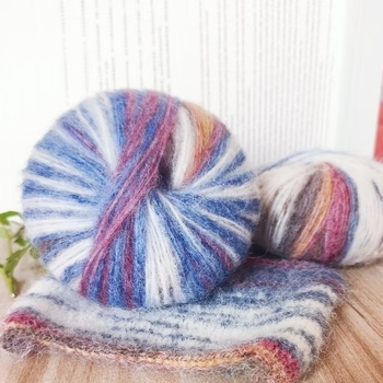 Angora Mohair Siūlai 25 g - Grupinis Siūlas, Purškiamas Vyniojimas, Skirta Pynimui