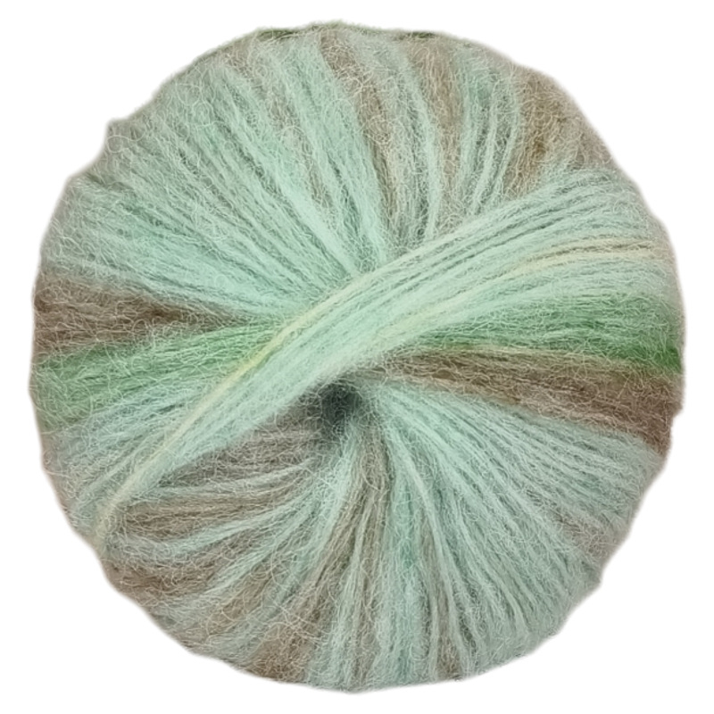 Angora Mohair Siūlai 25 g - Grupinis Siūlas, Purškiamas Vyniojimas, Skirta Pynimui