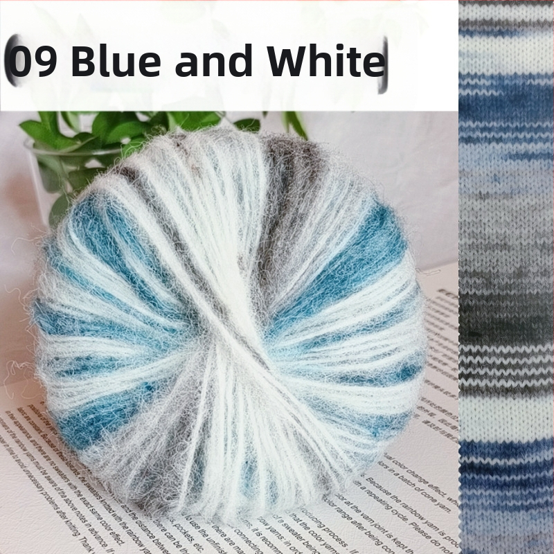 Angora Mohair Siūlai 25 g - Grupinis Siūlas, Purškiamas Vyniojimas, Skirta Pynimui