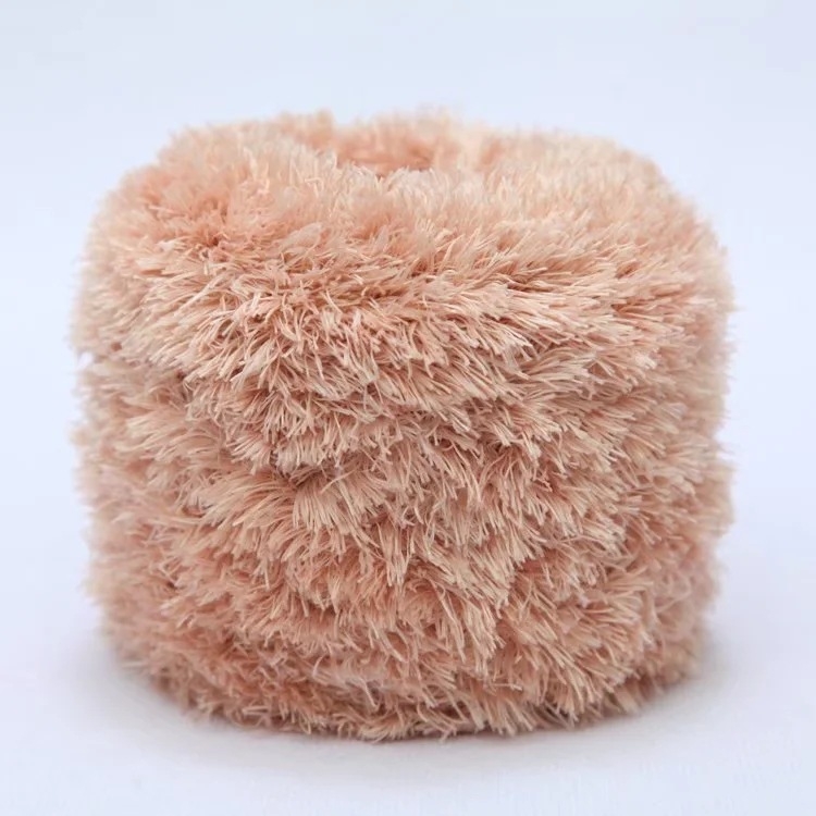 Stori vilnos kamuolys Crystal Coral Velvet – kompakti vėrimas, grupės siūlai, kilmė Hebei, megztiniams, Enmei