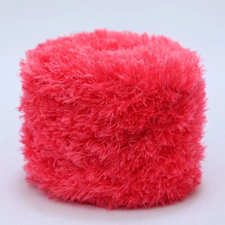 Stori vilnos kamuolys Crystal Coral Velvet – kompakti vėrimas, grupės siūlai, kilmė Hebei, megztiniams, Enmei