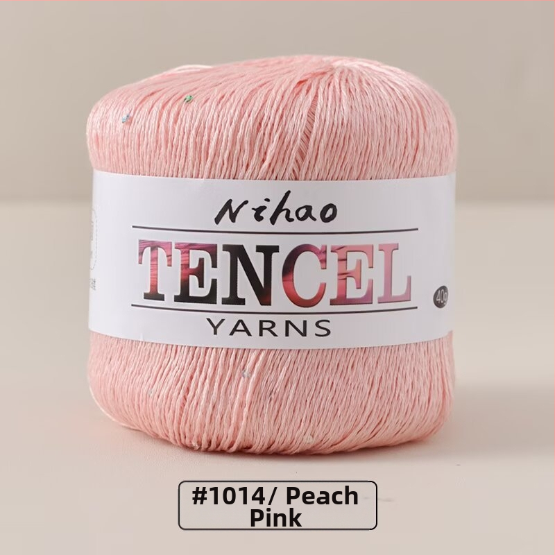 Roku adīšanai paredzēta dzija – Tencel Sequin Lace diegi, gredzenveida vēršana, grupas pavedieni, Mu Pai
