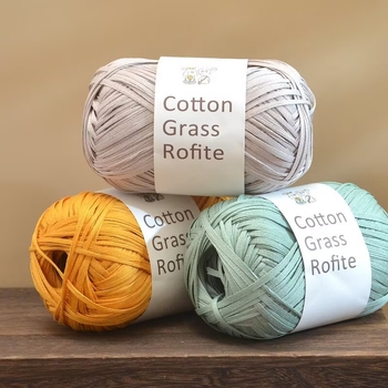 Rokām adīti aksesuāri – Ino Cotton Grass Thread, vilnas dzija (Zīmols: Ino; Dzijas veids: dzija; Adīšanas process: vilna; Galvenā lietošana: roku adīšana; Sinonīms: Cotton grass thread)