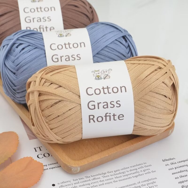 Χειροποίητα αξεσουάρ πλέξης – Ino Cotton Grass Thread, μαλλώδες νήμα (Μάρκα: Ino; Τύπος νήματος: νήμα; Διαδικασία γνέσιματος: μαλλί; Κύρια χρήση: χειροποίητο πλέξιμο; Εναλλακτικό όνομα: Cotton grass thread)