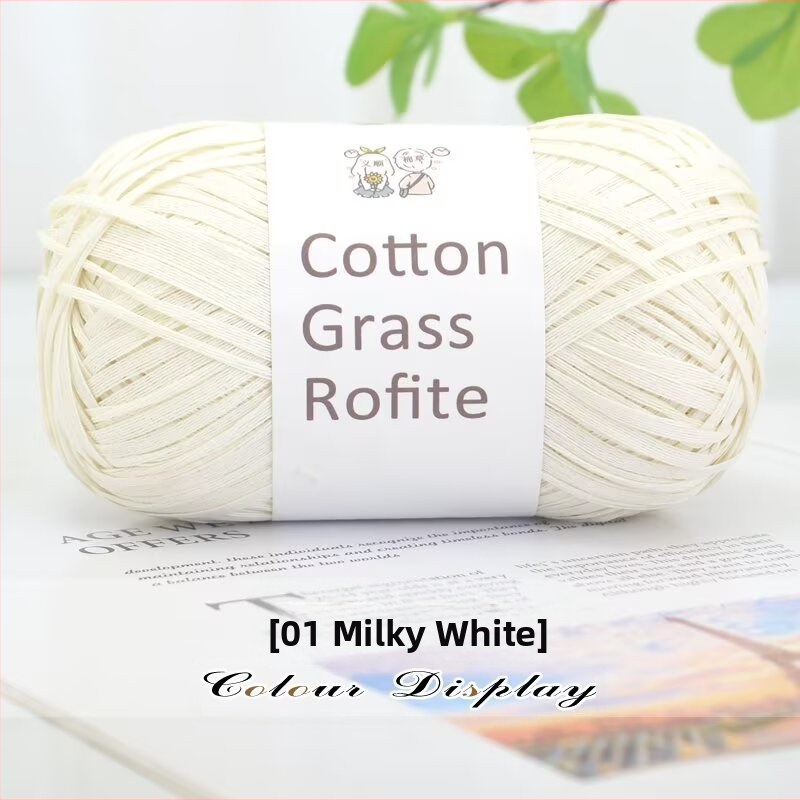 Rokām adīti aksesuāri – Ino Cotton Grass Thread, vilnas dzija (Zīmols: Ino; Dzijas veids: dzija; Adīšanas process: vilna; Galvenā lietošana: roku adīšana; Sinonīms: Cotton grass thread)