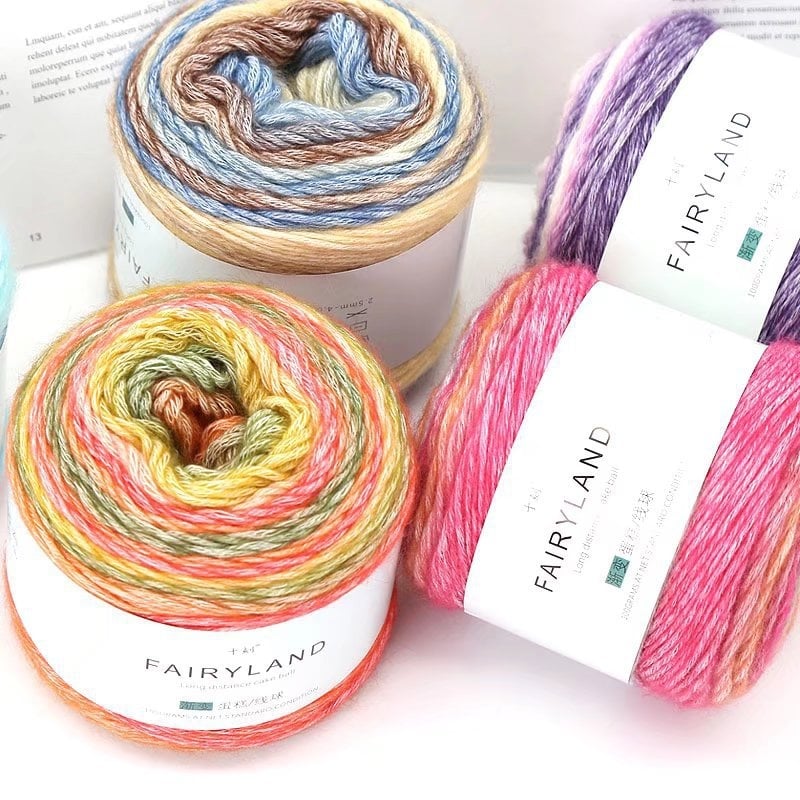 Νήμα Cake line, κυκλικά στριμμένο (ring-spun), μορφή χάκ, μάρκα Ten Minutes