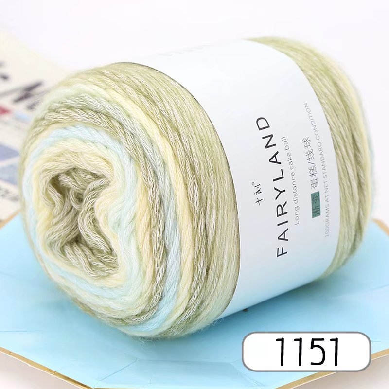 Cake line adata, ring-spun, hank forma, zīmols Ten Minutes