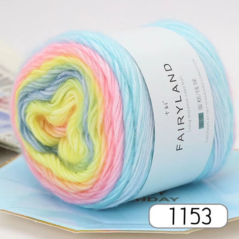 Cake line adata, ring-spun, hank forma, zīmols Ten Minutes
