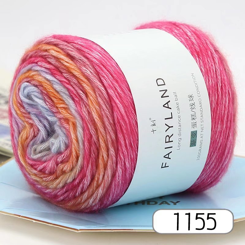 Cake line adata, ring-spun, hank forma, zīmols Ten Minutes