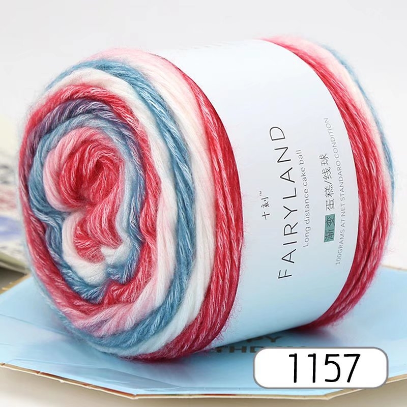Cake line adata, ring-spun, hank forma, zīmols Ten Minutes