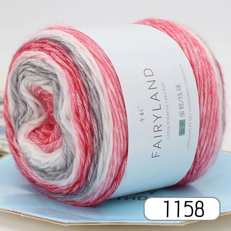 Cake line adata, ring-spun, hank forma, zīmols Ten Minutes