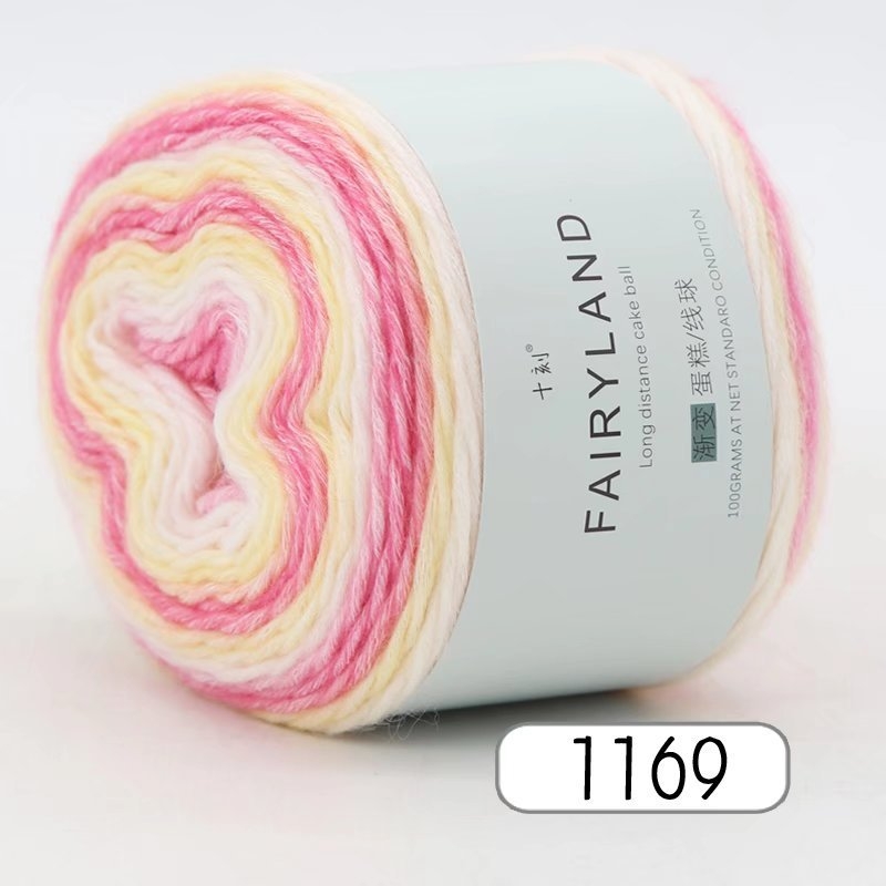 Cake line adata, ring-spun, hank forma, zīmols Ten Minutes
