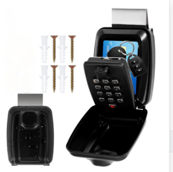 Raktų dėžutė su skaitmenine spyna – modelis G14; Medžiagos: aliuminio lydinys, cinko lydinys, ABS plastikas; Užrakto strypo storis 11; Užrakto strypų atstumas 31