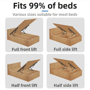 Хидравлична пръчка за повдигане на легло – желязо, модел QF4001, за легло/татами/под, модерен минимализъм, щамповане