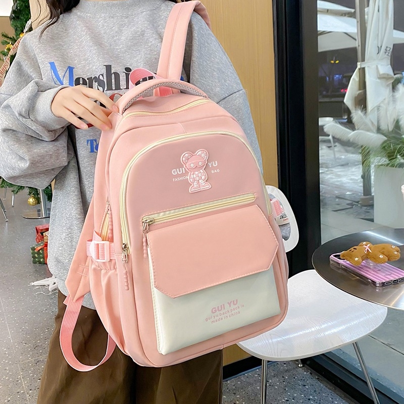 Σακίδιο για γυμνάσιο και λύκειο — καμβάς, διαπνέον και ανθεκτικό, αστικός μινιμαλισμός, ιμάντας με μαξιλάρι αέρα