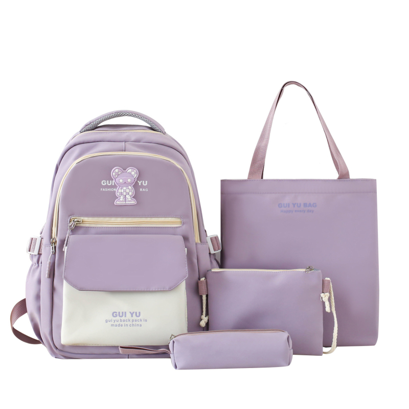 Σακίδιο για γυμνάσιο και λύκειο — καμβάς, διαπνέον και ανθεκτικό, αστικός μινιμαλισμός, ιμάντας με μαξιλάρι αέρα