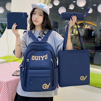 Νάιλον σχολική τσάντα πλάτης για κορίτσια — αναπνέουσα, αδιάβροχη, ultra-ελαφριά και ανθεκτική στην τριβή; επένδυση πολυεστέρα; σχέδιο με γράμματα και εικονογράφηση Tinker Bell