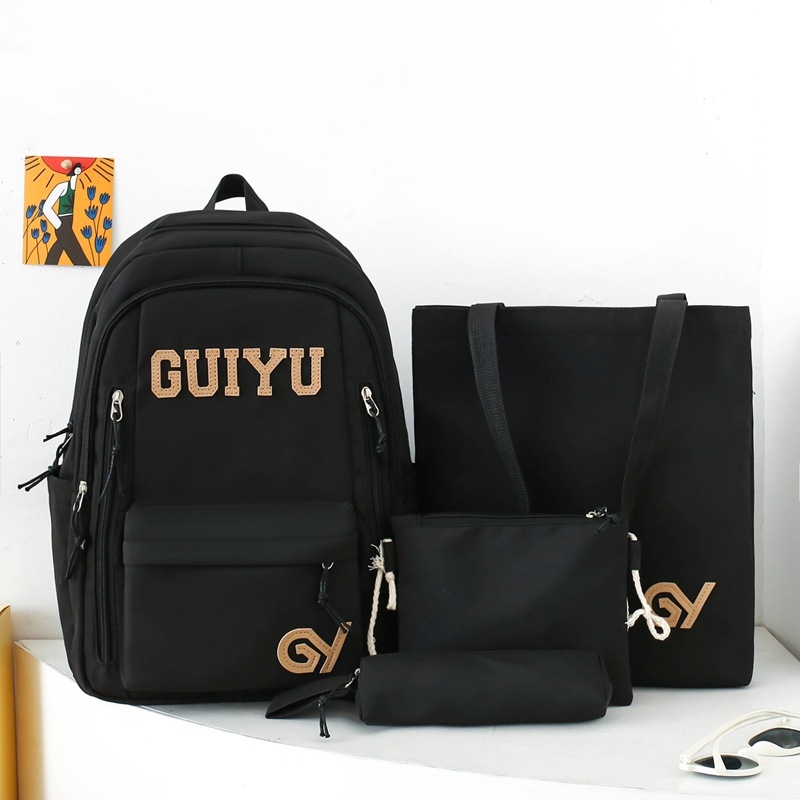 Νάιλον σχολική τσάντα πλάτης για κορίτσια — αναπνέουσα, αδιάβροχη, ultra-ελαφριά και ανθεκτική στην τριβή; επένδυση πολυεστέρα; σχέδιο με γράμματα και εικονογράφηση Tinker Bell