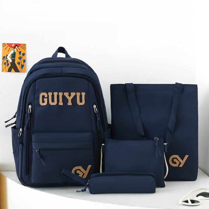 Νάιλον σχολική τσάντα πλάτης για κορίτσια — αναπνέουσα, αδιάβροχη, ultra-ελαφριά και ανθεκτική στην τριβή; επένδυση πολυεστέρα; σχέδιο με γράμματα και εικονογράφηση Tinker Bell