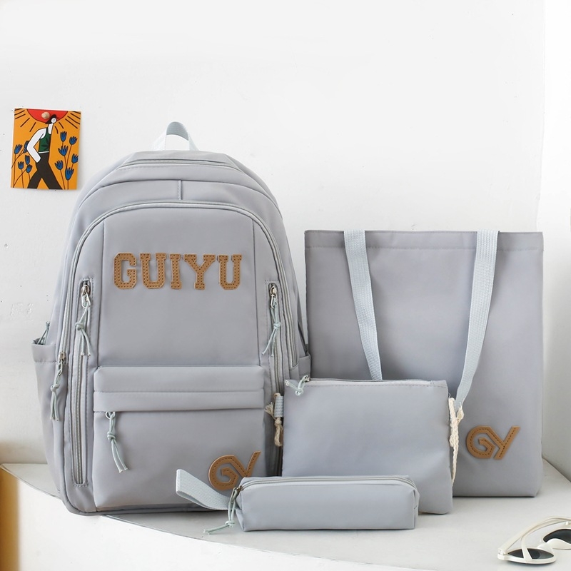 Νάιλον σχολική τσάντα πλάτης για κορίτσια — αναπνέουσα, αδιάβροχη, ultra-ελαφριά και ανθεκτική στην τριβή; επένδυση πολυεστέρα; σχέδιο με γράμματα και εικονογράφηση Tinker Bell