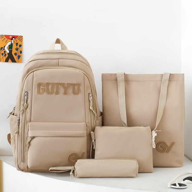 Νάιλον σχολική τσάντα πλάτης για κορίτσια — αναπνέουσα, αδιάβροχη, ultra-ελαφριά και ανθεκτική στην τριβή; επένδυση πολυεστέρα; σχέδιο με γράμματα και εικονογράφηση Tinker Bell