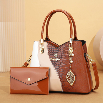 PU válltáska városi letisztult stílussal, vízszintes négyzet alakú, cipzár nyitás, belső cipzáras zseb