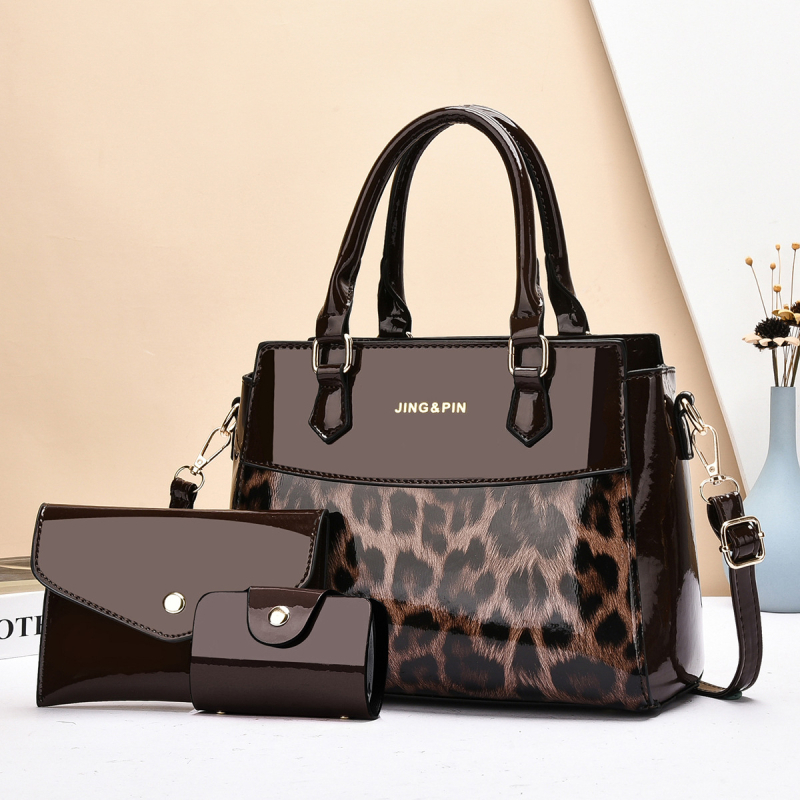 Női crossbody tote táska — PU bőr, függőleges négyzet alak, cipzáras zárás, laminált belső zseb, 2025 tavasza