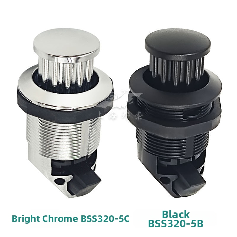 BSS320-5 Заключване за дръжка на автомобил с вградена изпъкнала дръжка, PA6 найлон, без цилиндър, за модифицирани автомобили, RV и каравани