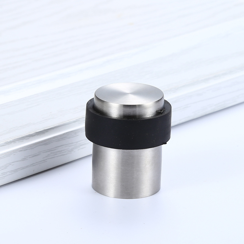 Ανοξείδωτο φρένο πόρτας, κυλινδρικός σχεδιασμός, εγκατάσταση στο δάπεδο, τύπος: περιοριστής πόρτας, χειροκίνητη λειτουργία