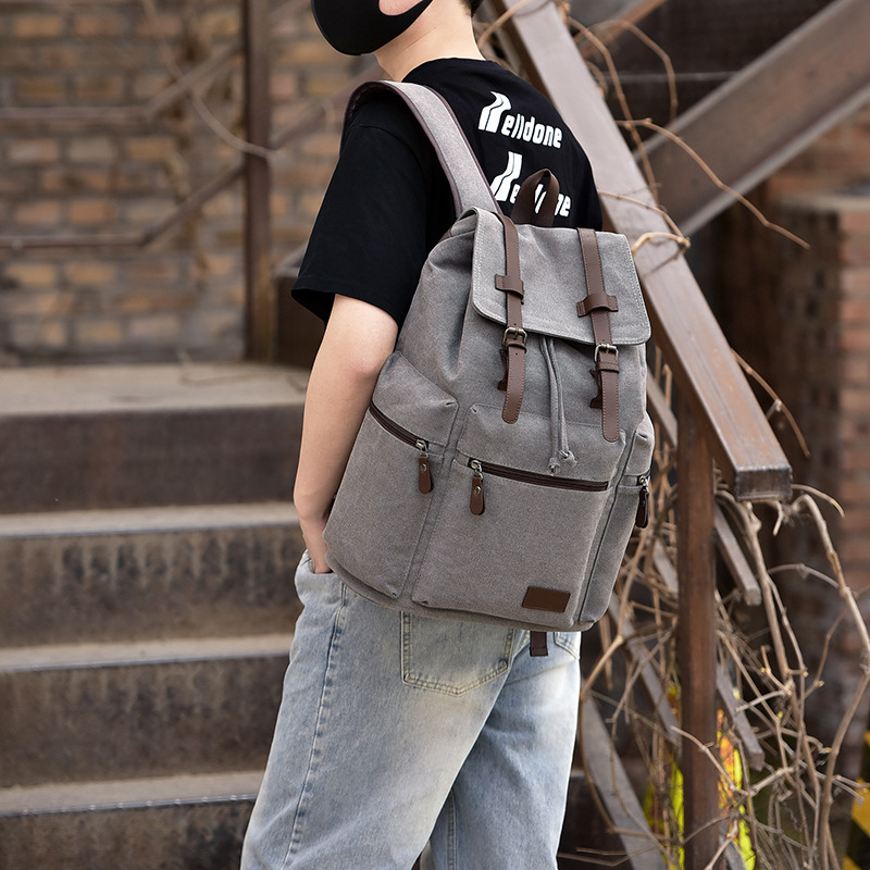 Férfi Oxford iskolatáska 14 hüvelykes laptoprekesz, görbült vállpántok, 2024 tavasz