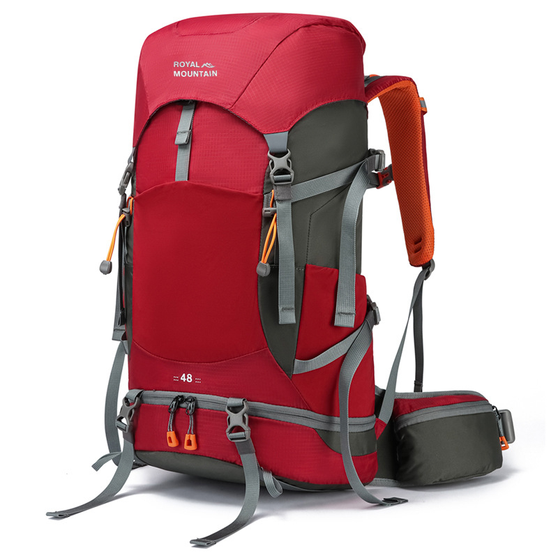 Royal Mountain neilona pārgājienu mugursoma, universāla, liela ietilpība, elpojoša, ūdensizturīga, viegla, ar gaisa spilvenu siksnām