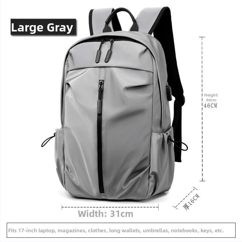 Uniszex laptop hátizsák üzleti és utazási célokra – Oxford anyag, vízálló, Modell 5007, Kapacitás 20 L alatt