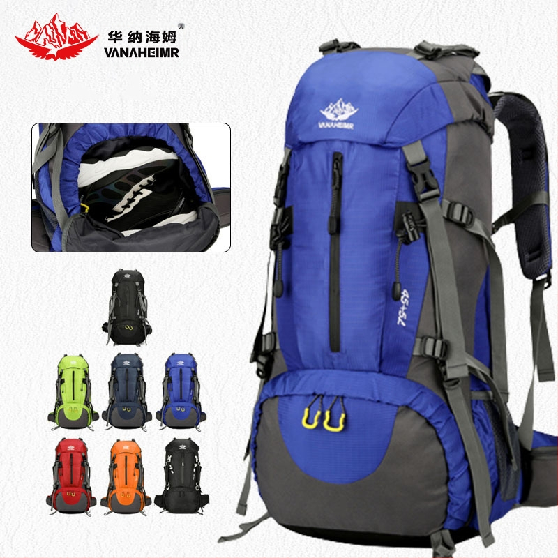 Pārgājienu mugursoma Warnerheim – liela ietilpība, ūdensizturīgs neilons, universāla