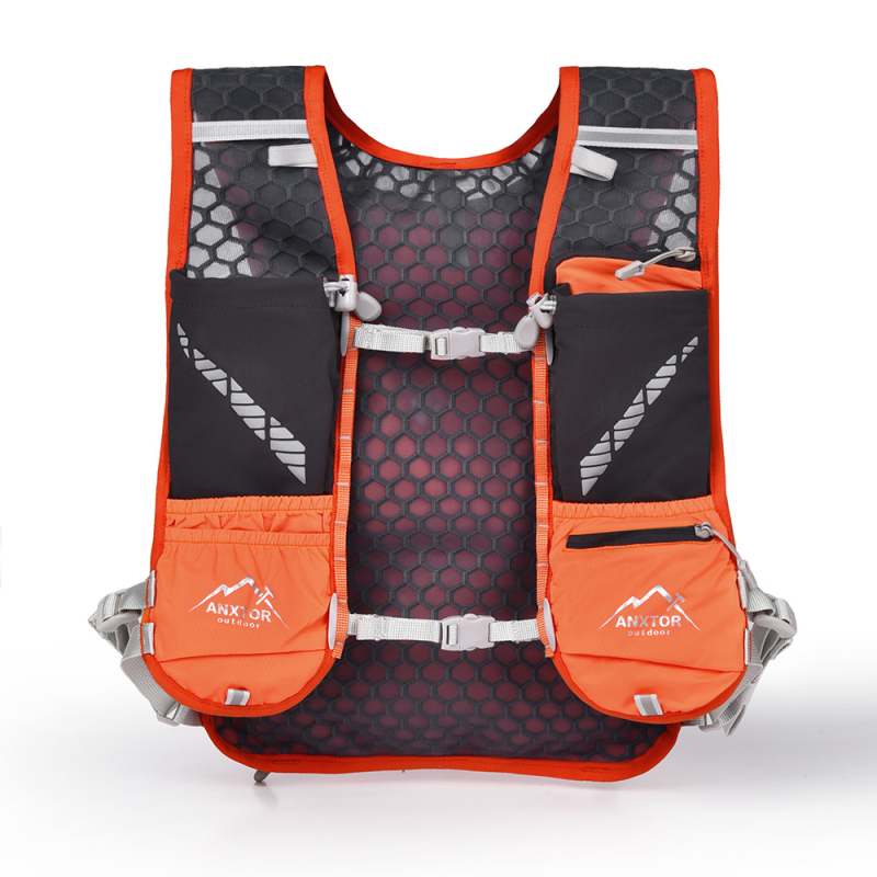 ANXTOR Nailoninė sportinė kuprinė 5L, atspari vandeniui, kvėpuojanti, ultra lengva, tinkama alpinizmui, žygiams, stovyklavimui ir dviračių sportui