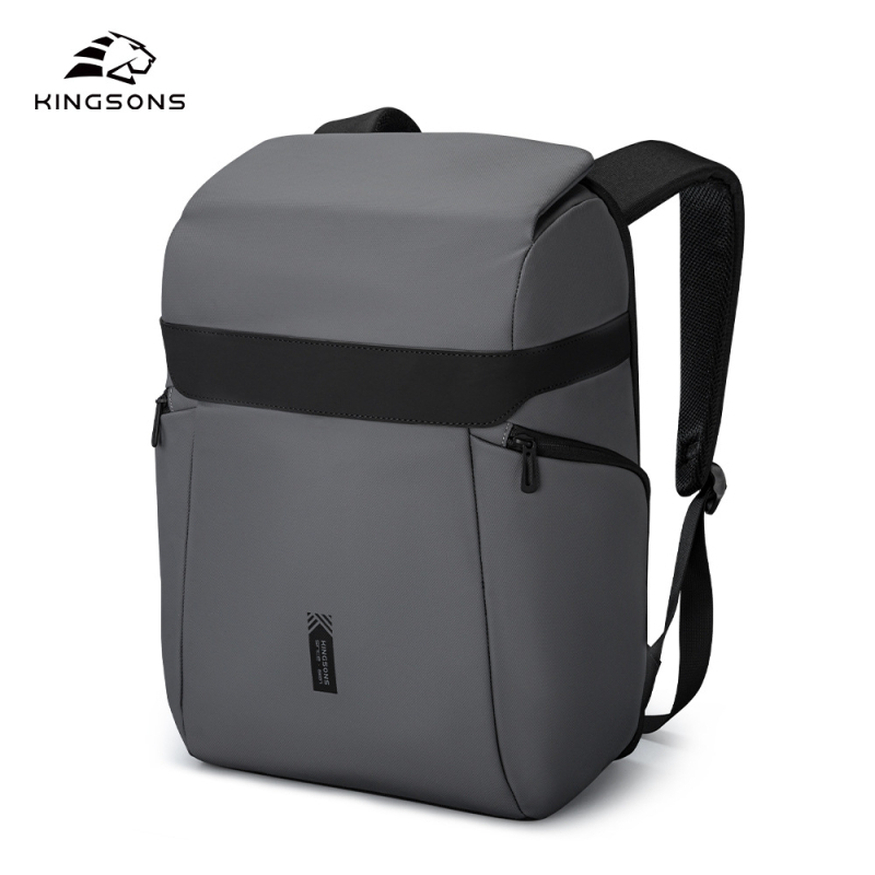 Uniszex technikai divat hátizsák mindennapi használatra, poliészter, bővíthető kapacitás 20-35 L, kompatibil 15 hüvelykes laptophoz