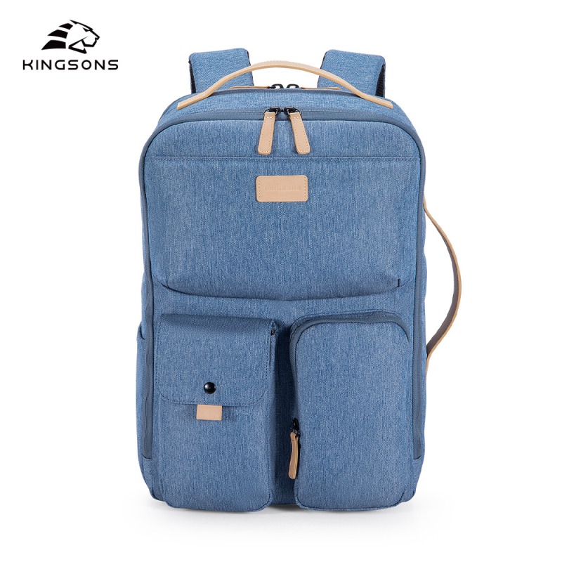 Uniszex technikai divat hátizsák mindennapi használatra, poliészter, bővíthető kapacitás 20-35 L, kompatibil 15 hüvelykes laptophoz