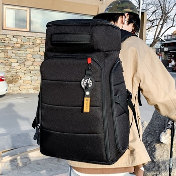 Unisex Ταξιδιωτικό Σακίδιο για Αναψυχή, Oxford Ύφασμα, Λουριά Αερόσφιξης, Πολυεστερική Επένδυση